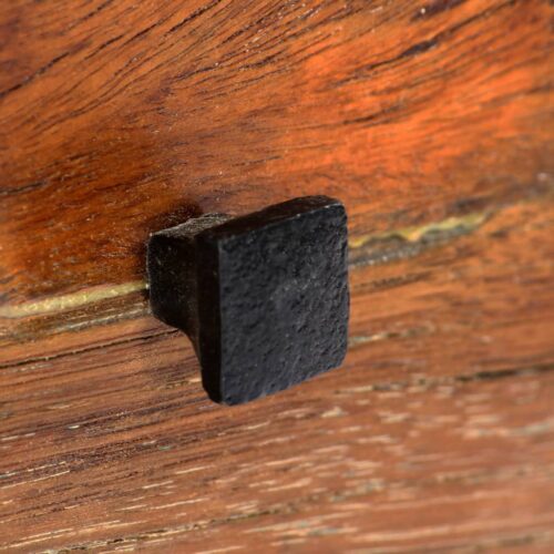 Bedside Cabinet 40x30x50cm Solid Reclaimed Wood Steel - Image 7