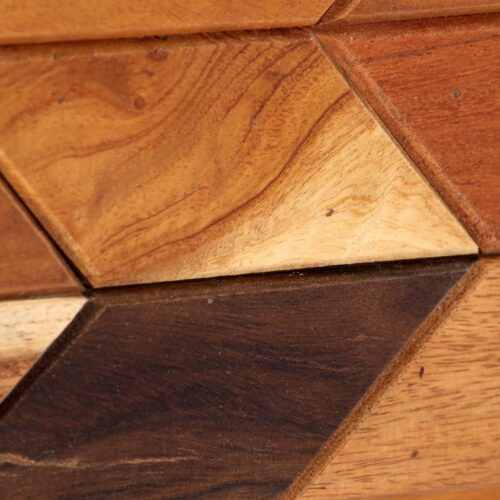 Bedside Cabinet 40x30x50cm Solid Reclaimed Wood - Image 7