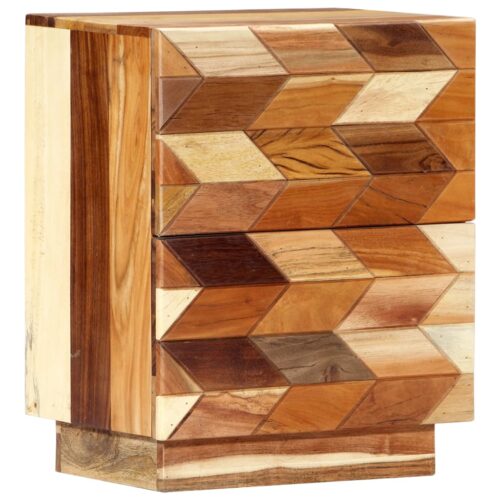 Bedside Cabinet 40x30x50cm Solid Reclaimed Wood - Image 10