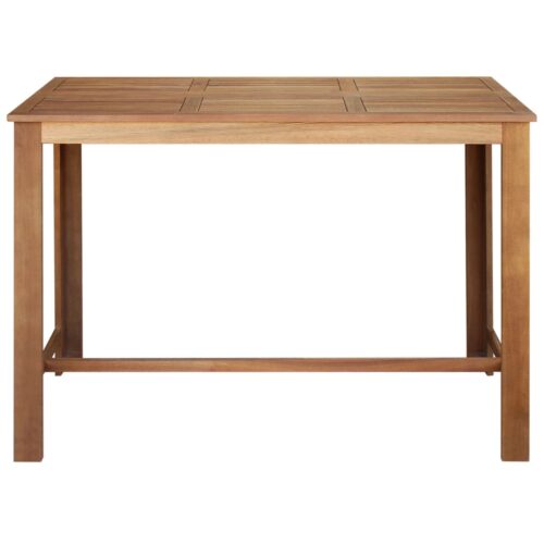 Bar Table Solid Acacia Wood 150x70x105cm - Image 2