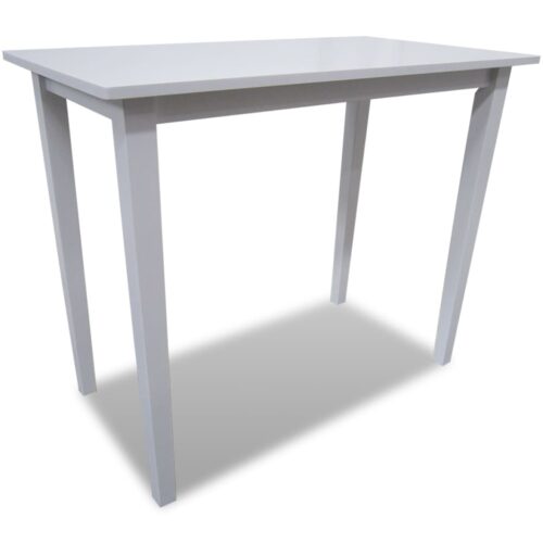 Wooden Bar Table White - Image 5