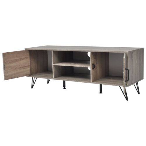 TV Cabinet 120x40x45cm Grey - Image 2
