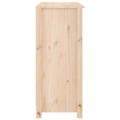 Sideboard 70x35x80cm Solid Wood Pine - Image 5