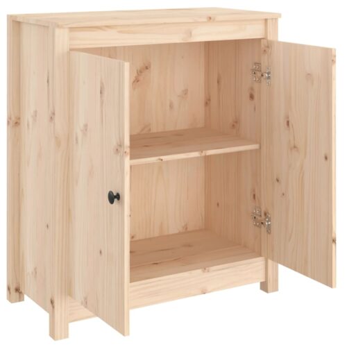 Sideboard 70x35x80cm Solid Wood Pine - Image 6