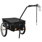 Bike Trailer/Hand Wagon 155x60x83cm Steel Black