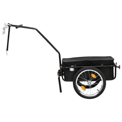 Bike Trailer/Hand Wagon 155x60x83cm Steel Black - Image 4