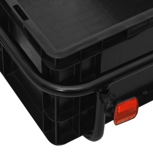 Bike Trailer/Hand Wagon 155x60x83cm Steel Black - Image 6