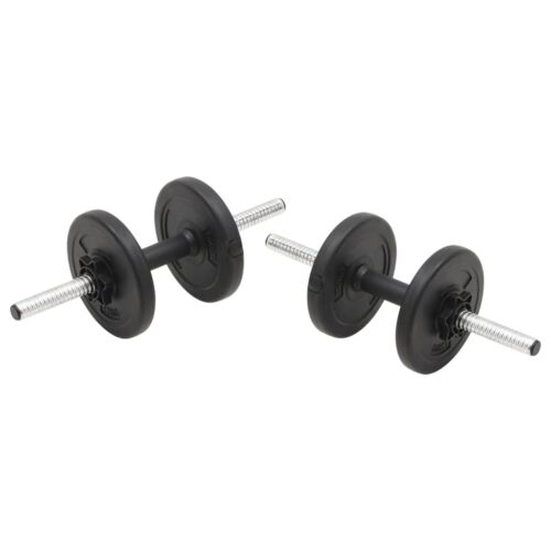 Barbell Dumbbell Set 30 kg Weight Training Bench Press Home Gym Fitness Exercise - Image 3