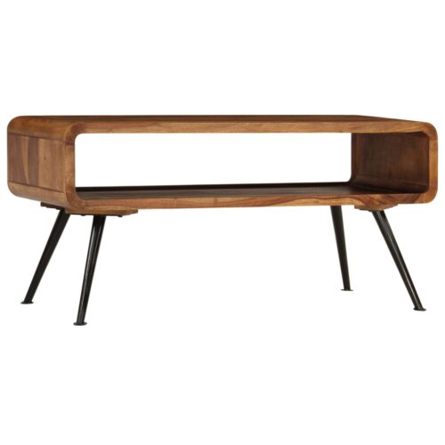 Coffee Table Solid Sheesham Wood 95x40x45cm - Image 2