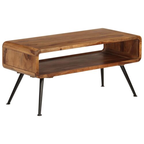Coffee Table Solid Sheesham Wood 95x40x45cm - Image 8