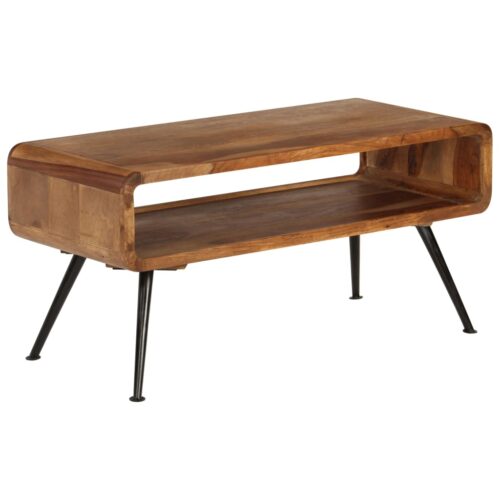 Coffee Table Solid Sheesham Wood 95x40x45cm - Image 9