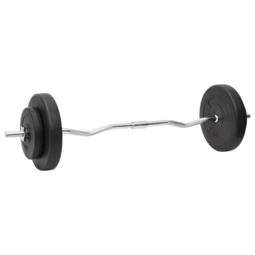 Barbell Dumbbell with Plates 60 kg Weight Training Bench Press Home Gym Fitness Exercise - Image 3