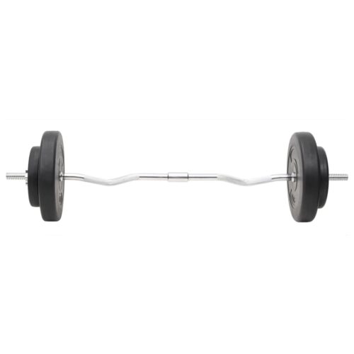 Barbell Dumbbell with Plates 60 kg Weight Training Bench Press Home Gym Fitness Exercise - Image 4