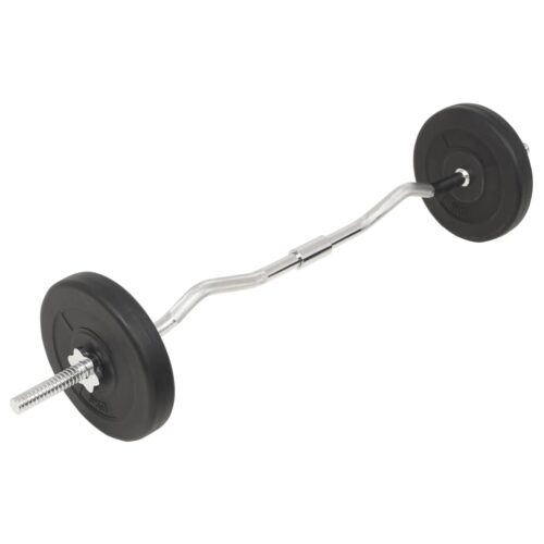 Barbell Dumbbell Set 30 kg Weight Training Bench Press Home Gym Fitness Exercise - Image 9