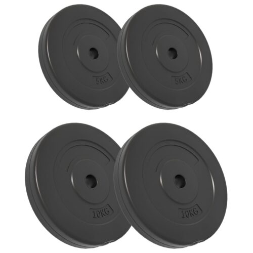 Standard Weight Plates 4x 30KG Dumbbell Barbell Plate Weight Lifting Home Gym - Image 2