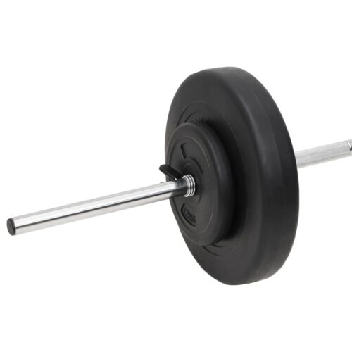 Barbell Dumbbell with Plates 60 kg Weight Training Bench Press Home Gym Fitness Exercise - Image 7