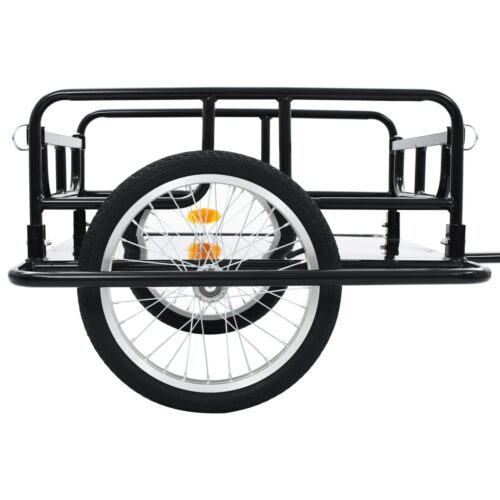 Bike Trailer 130x73x48.5cm Steel Black - Image 7