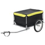 Bike Trailer Black Yellow 65 kg