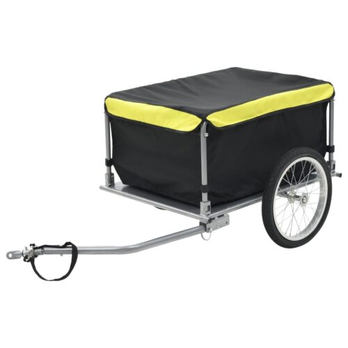 Bike Trailer Black Yellow 65 kg