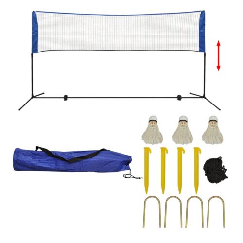 Badminton Net Set with Shuttlecocks 300x155cm