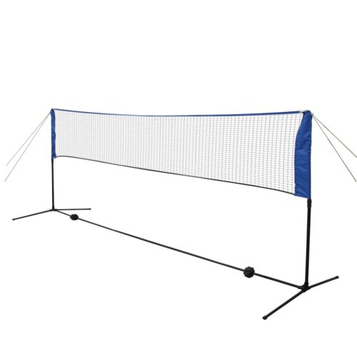 Badminton Net Set with Shuttlecocks 300x155cm - Image 2