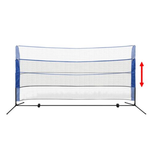 Badminton Net Set with Shuttlecocks 300x155cm - Image 4