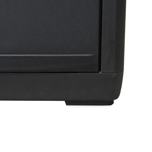 Garden Storage Cabinet with 1 Shelf Black - Image 8