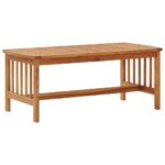 Coffee Table 102x50x43cm Solid Acacia Wood