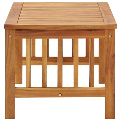 Coffee Table 102x50x43cm Solid Acacia Wood - Image 3