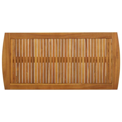 Coffee Table 102x50x43cm Solid Acacia Wood - Image 4