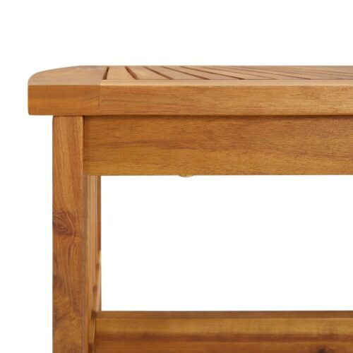 Coffee Table 102x50x43cm Solid Acacia Wood - Image 5