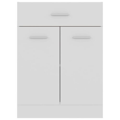Drawer Bottom Cabinet White 60x46x81.5cm Engineered Wood - Image 5
