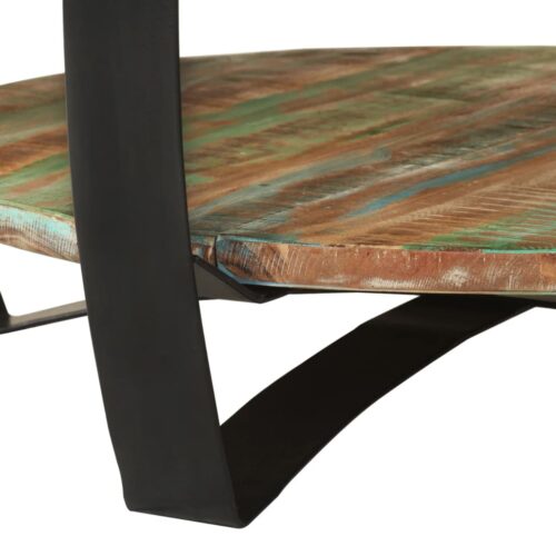 Coffee Table 65cm Solid Reclaimed Wood - Image 7