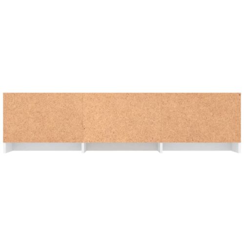 TV Cabinet White 140x40x35.5cm Engineered Wood - Image 6