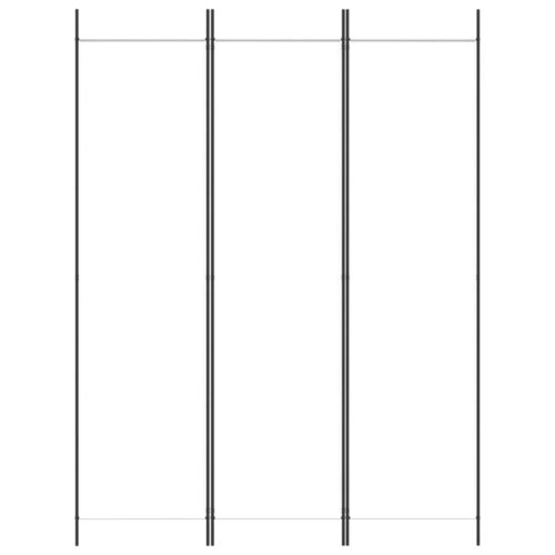 3-Panel Room Divider White 150x200cm Fabric - Image 3