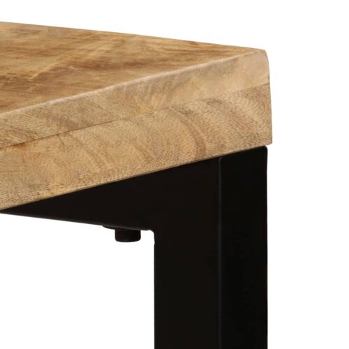Console Table 120x35x76cm Solid Wood Mango Steel - Image 7