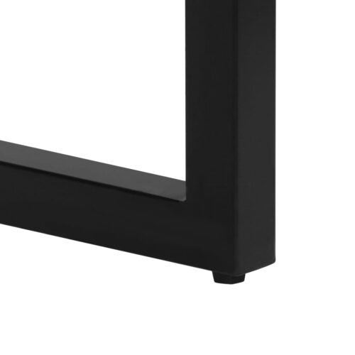 Console Table 120x35x76cm Solid Wood Mango Steel - Image 8