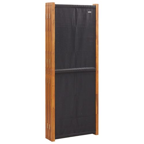 6-Panel Room Divider Black 420x180cm - Image 5