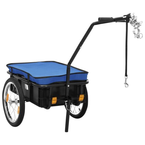Bike Trailer/Hand Wagon 155x60x83cm Steel Blue