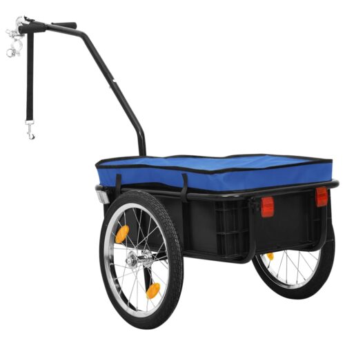 Bike Trailer/Hand Wagon 155x60x83cm Steel Blue - Image 2