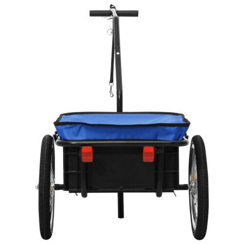 Bike Trailer/Hand Wagon 155x60x83cm Steel Blue - Image 4