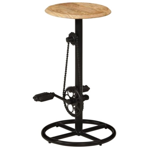 Bar Chairs 2pcs Solid Mango Wood - Image 3