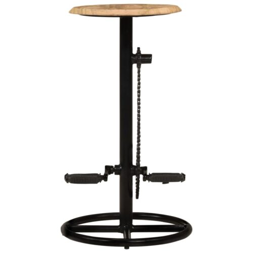 Bar Chairs 2pcs Solid Mango Wood - Image 7