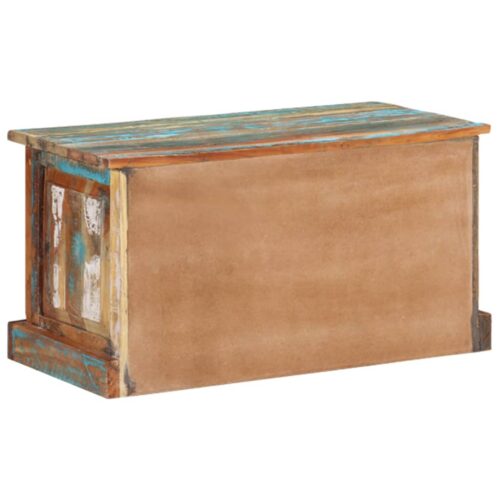 Shoe Storage Bench Solid Reclaimed Wood - Image 6