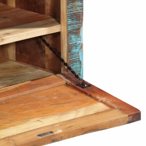 Shoe Storage Bench Solid Reclaimed Wood - Image 8