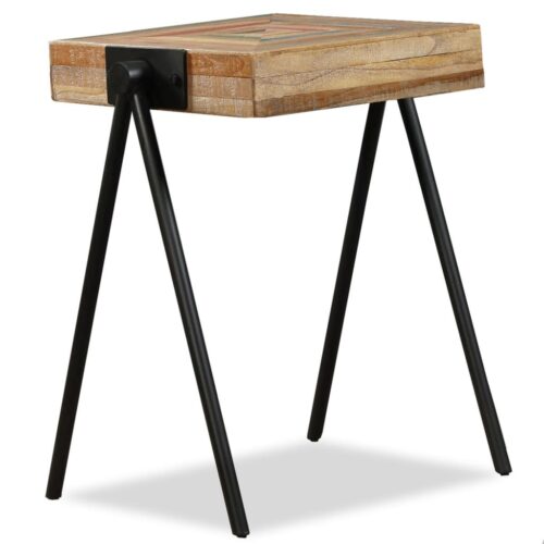 Side Table Solid Reclaimed Teak - Image 2