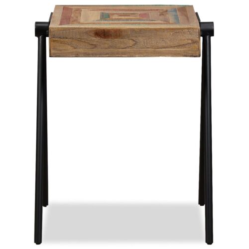 Side Table Solid Reclaimed Teak - Image 4