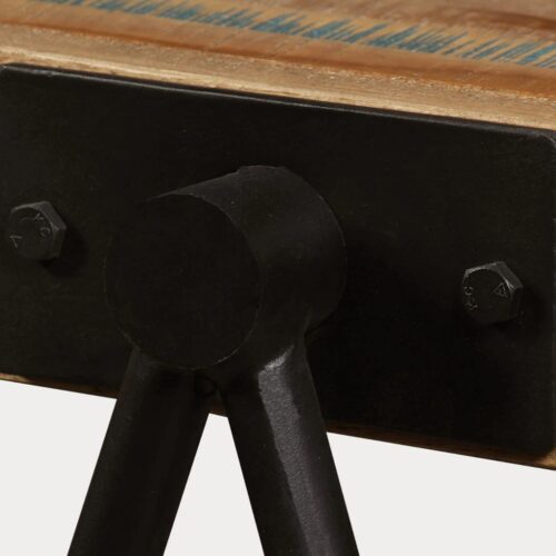 Side Table Solid Reclaimed Teak - Image 7