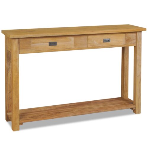 Console Table Solid Teak 120x30x80cm