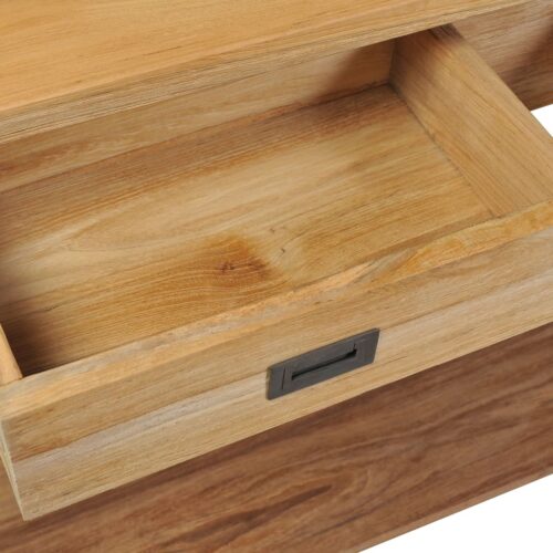 Console Table Solid Teak 120x30x80cm - Image 4
